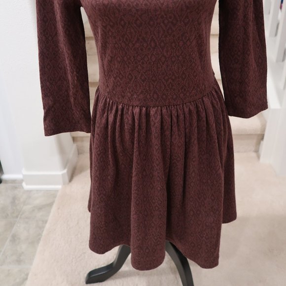 3/4 Sleeve Knit Dress - Picture 3 of 7